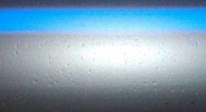 比较差的pe管表面