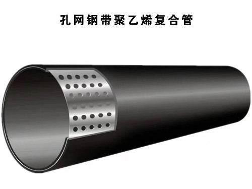 孔网钢带聚乙烯复合管 孔网钢带聚乙烯复合管